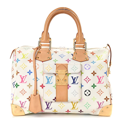 Louis Vuitton Monogram Multicolor Speedy 30 White 1 of 8
