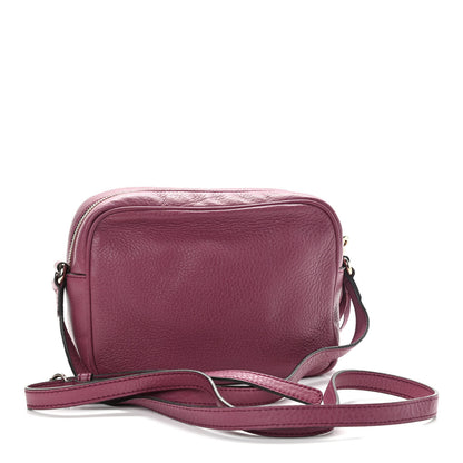 Gucci Pebbled Calfskin Small Soho Disco Bag Peonia Flower 3 of 10