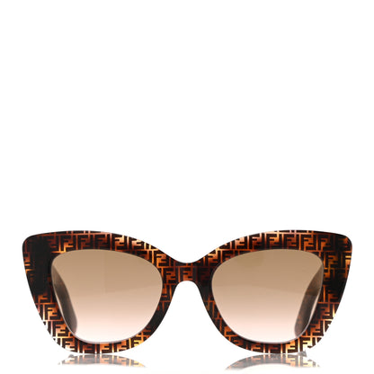 Fendi Acetate F is Fendi FF 51mm Cat Eye Sunglasses 0327/S Tortoise Camouflage 2 of 6