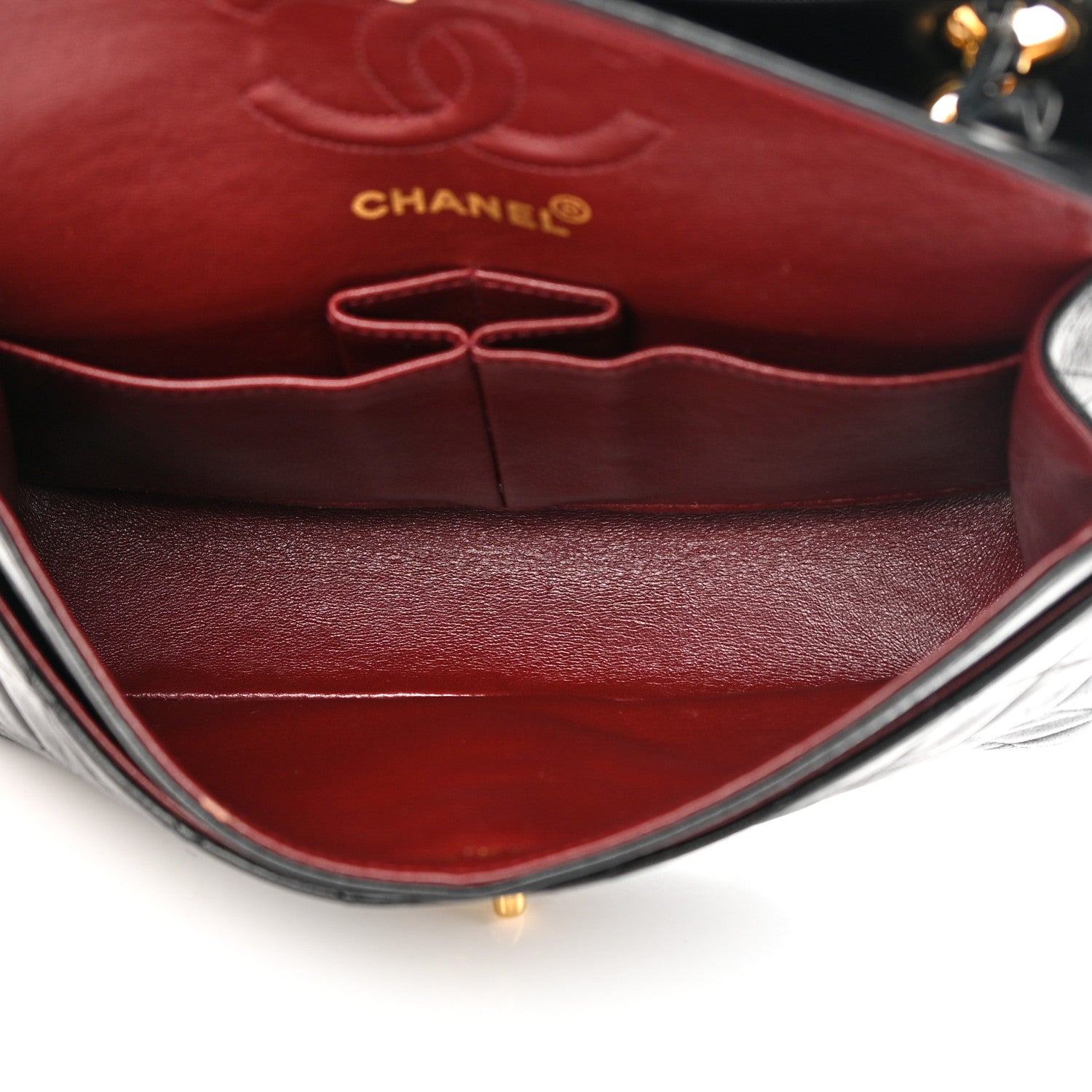 Chanel Lambskin Quilted Small Double Flap Black 5 of 16