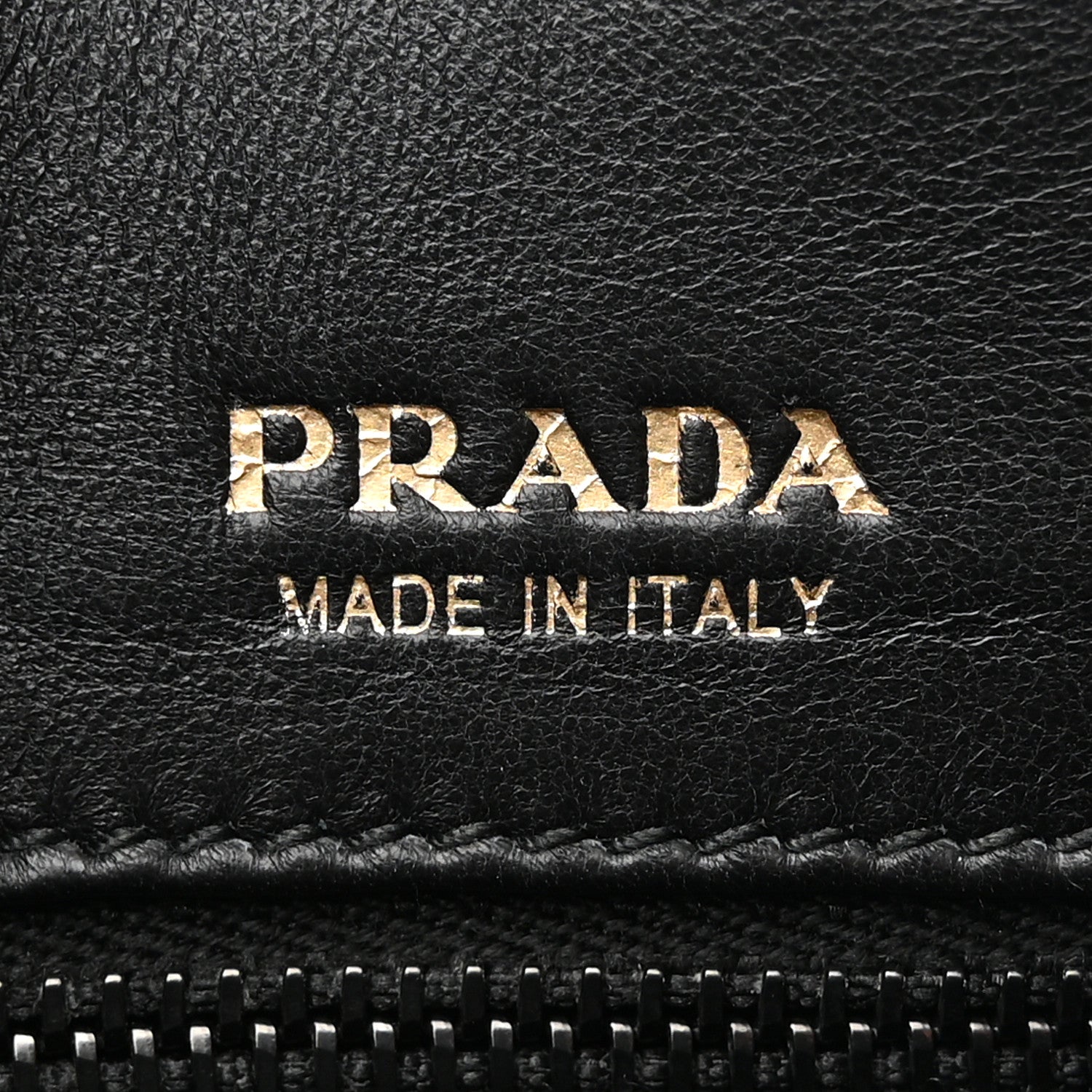 Prada Saffiano Cosmetic Case Black 6 of 9