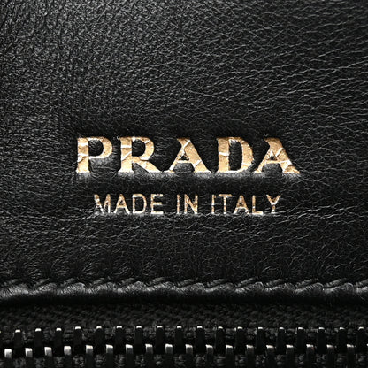 Prada Saffiano Cosmetic Case Black 6 of 9