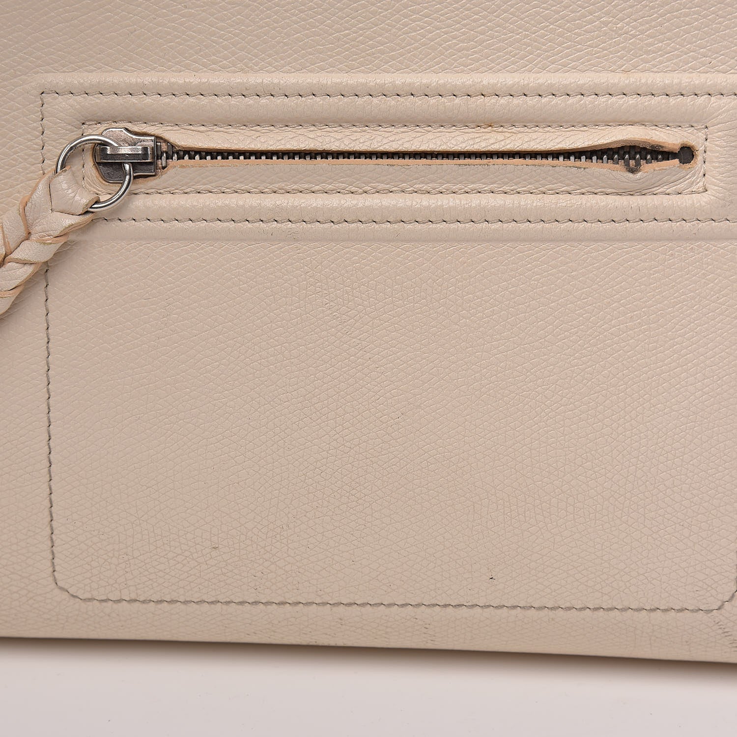 Celine Grained Calfskin Medium Phantom Luggage Cream 37 of 39