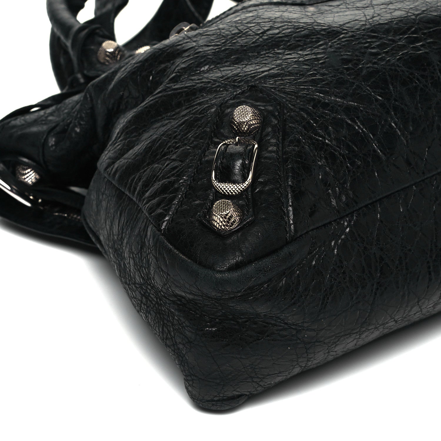 Balenciaga Agneau Giant 12 Silver Hardware Town Black 8 of 9