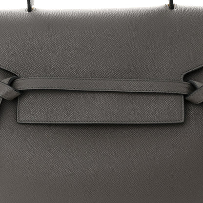 Celine Grained Calfskin Mini Belt Bag Grey 8 of 12