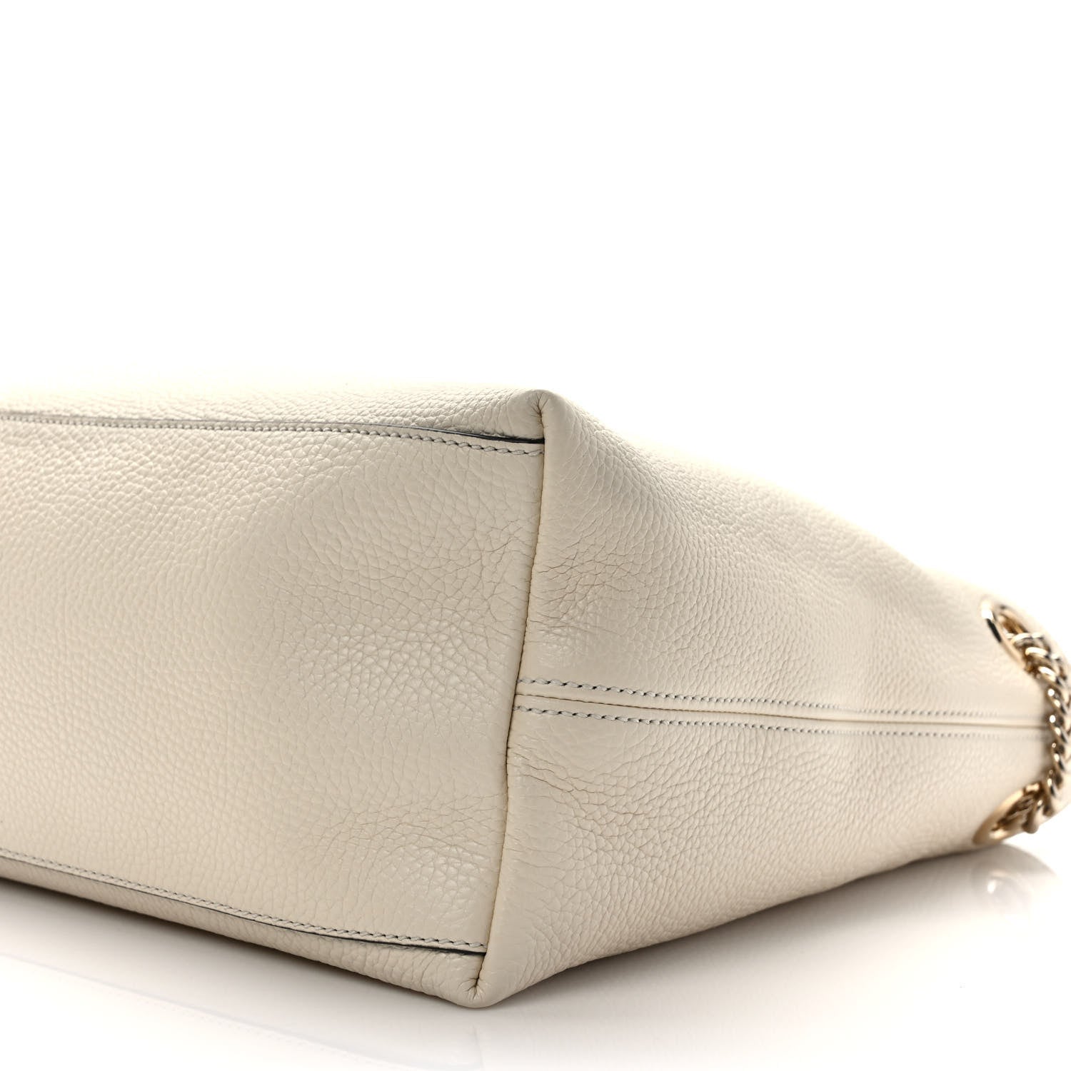 Gucci Cellarius Calfskin Medium Soho Chain Shoulder Bag Ivoire 7 of 8