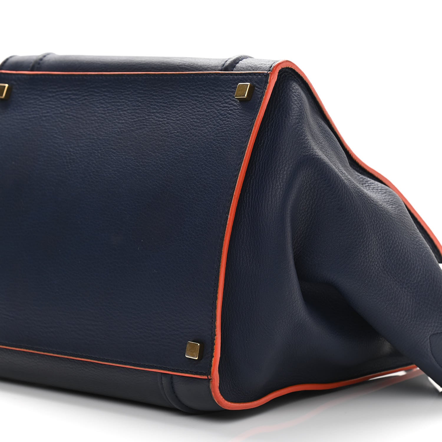 Celine Supple Calfskin Medium Phantom Luggage Midnight 9 of 14