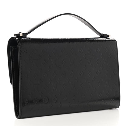 Louis Vuitton Monogram Glace Anouchka Pochette MM Black 3 of 8
