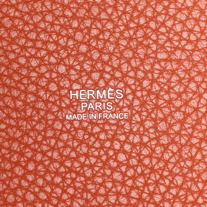 Hermes Taurillon Clemence Picotin Lock 22 PM Terre Battue 6 of 11