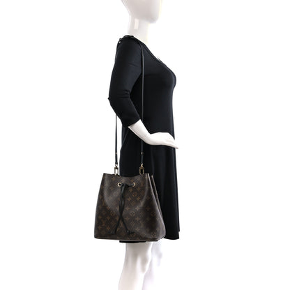 Louis Vuitton Monogram Neonoe MM Black 3 of 10