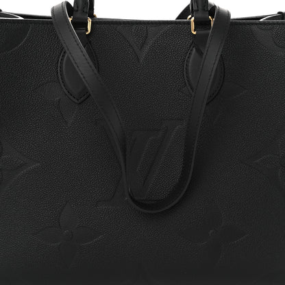 Louis Vuitton Empreinte Monogram Giant OnTheGo MM Black 7 of 10
