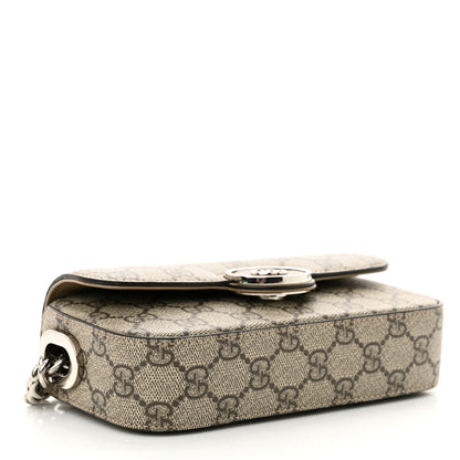 Gucci Senna GG Supreme Petite Mini GG Top Handle Shoulder Bag Beige Ebony 4 of 12
