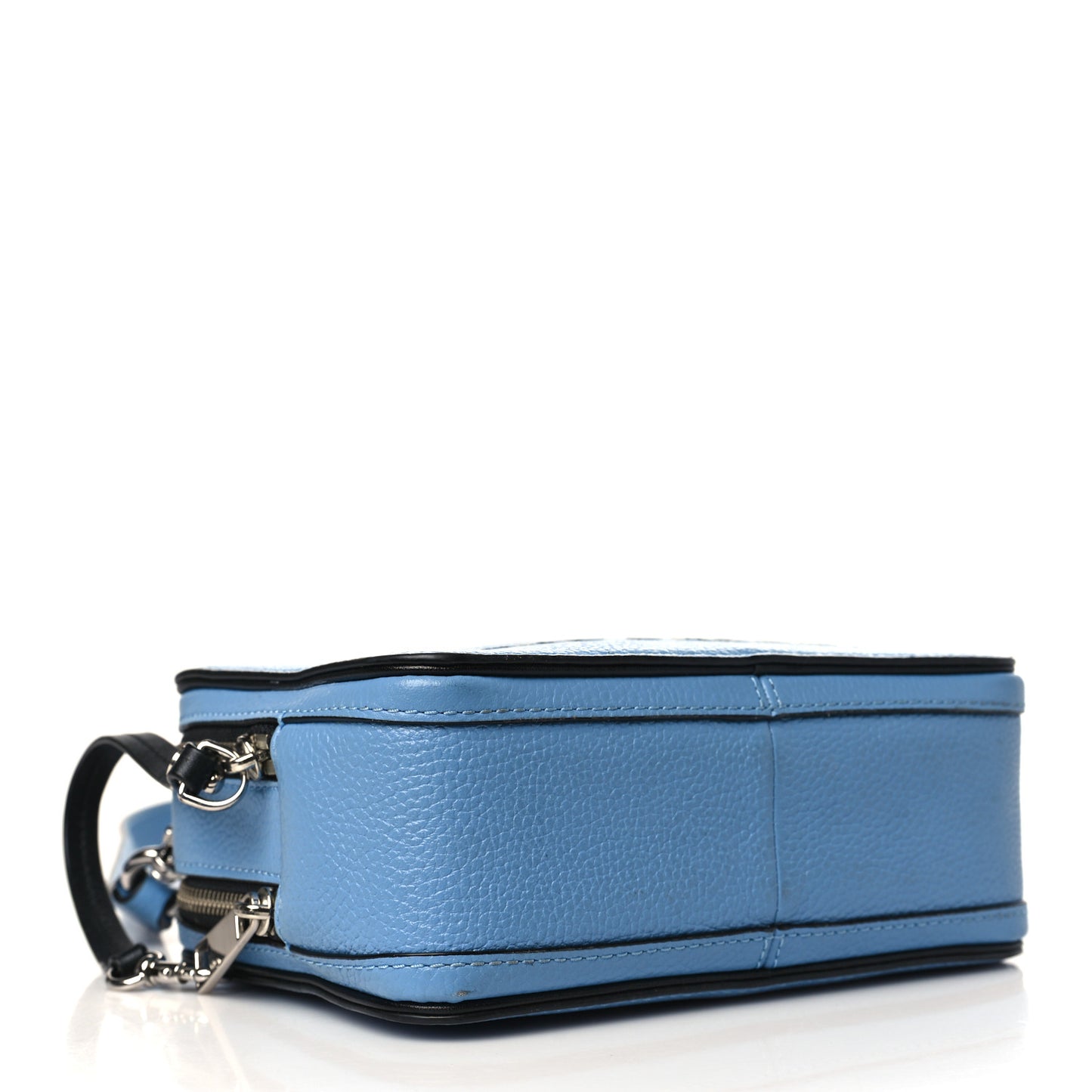 Calfskin The Box 20 Crossbody Aquaria Blue