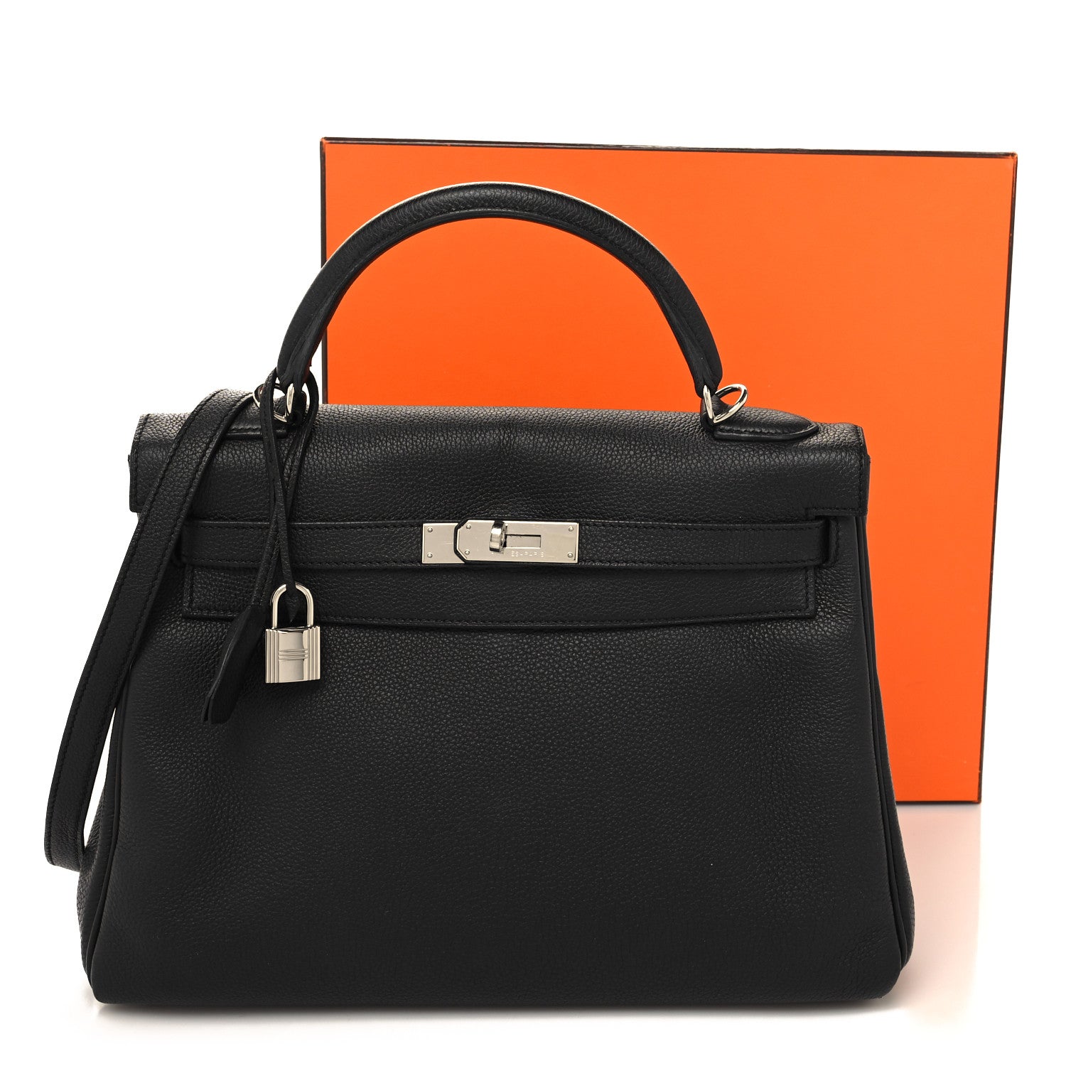 Hermes Togo Kelly Retourne 28 Black 13 of 13