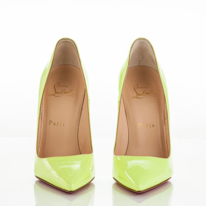 Christian Louboutin Patent So Kate 120 Pumps 36.5 Neon Yellow 2 of 7