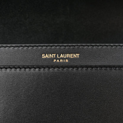 Saint Laurent Box Calfskin Mini Voltaire Shoulder Bag Black 6 of 12