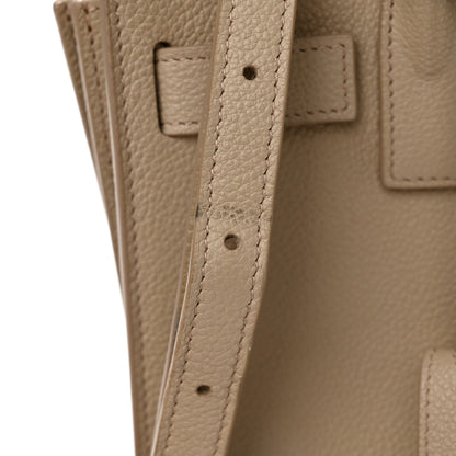 Saint Laurent Grained Calfskin Nano Sac De Jour Sea Salt 13 of 14