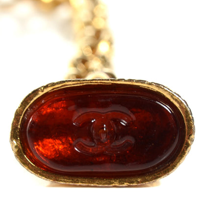 Chanel CC Gripoix Chain Necklace Gold 6 of 7