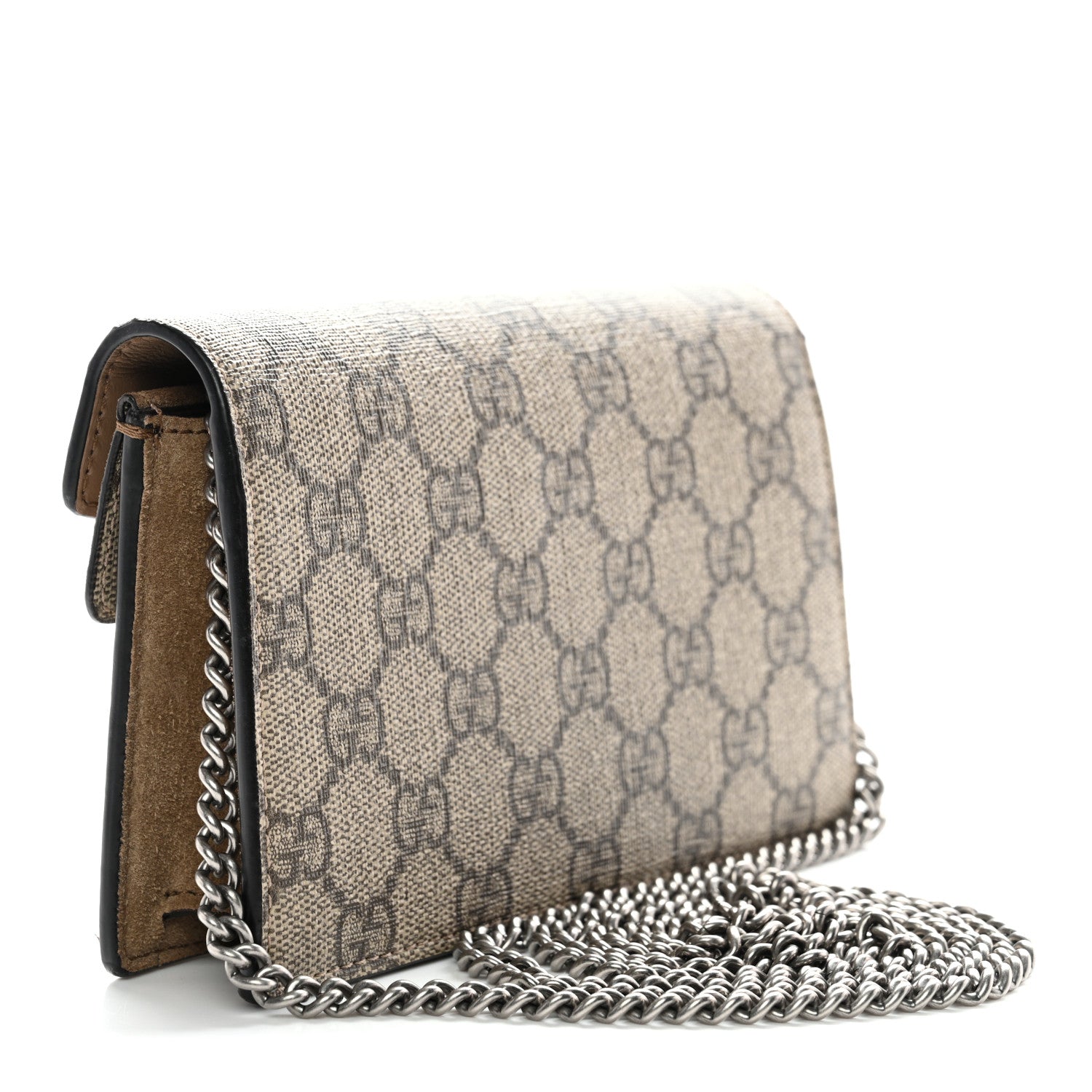 Gucci GG Supreme Monogram Super Mini Dionysus Shoulder Bag Taupe 7 of 28