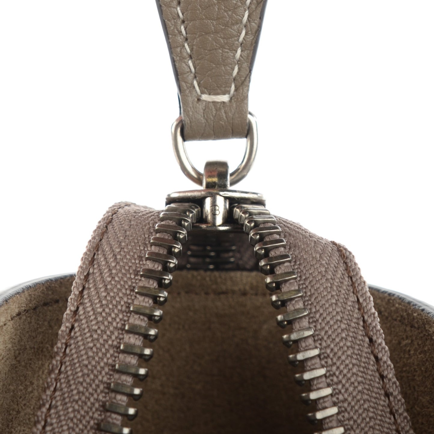 Drummed Calfskin Micro Luggage Souris