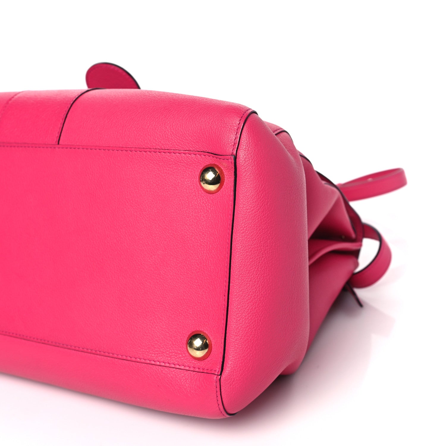 Delvaux Grained Calfskin GM Brillant Satchel Fuchsia 10 of 11