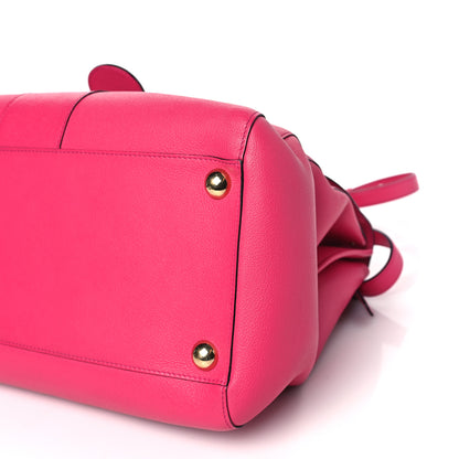 Delvaux Grained Calfskin GM Brillant Satchel Fuchsia 10 of 11
