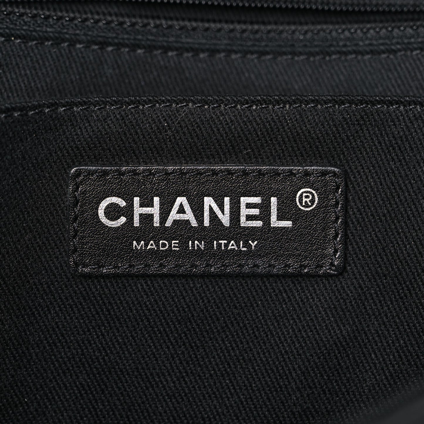 Vinyl Quilted In the Business Flap Bag Black