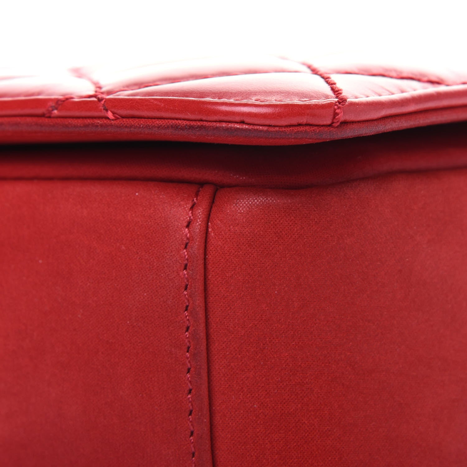 Chanel Glazed Calfskin Quilted Small Day Trip Flap Red 10 of 15