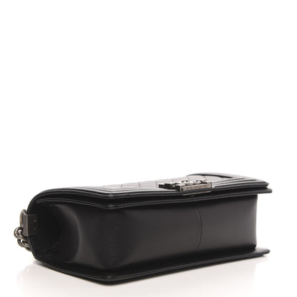 Chanel Caviar Quilted Medium Boy Flap Black 4 of 11