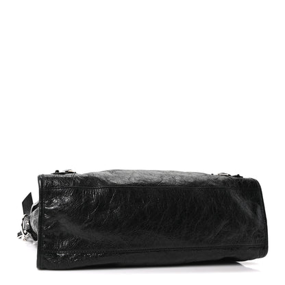 Balenciaga Agneau Classic Silver Hardware City Black 5 of 12