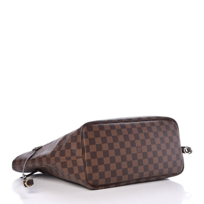 Louis Vuitton Damier Ebene Neo Neverfull MM Rose Ballerine 4 of 10