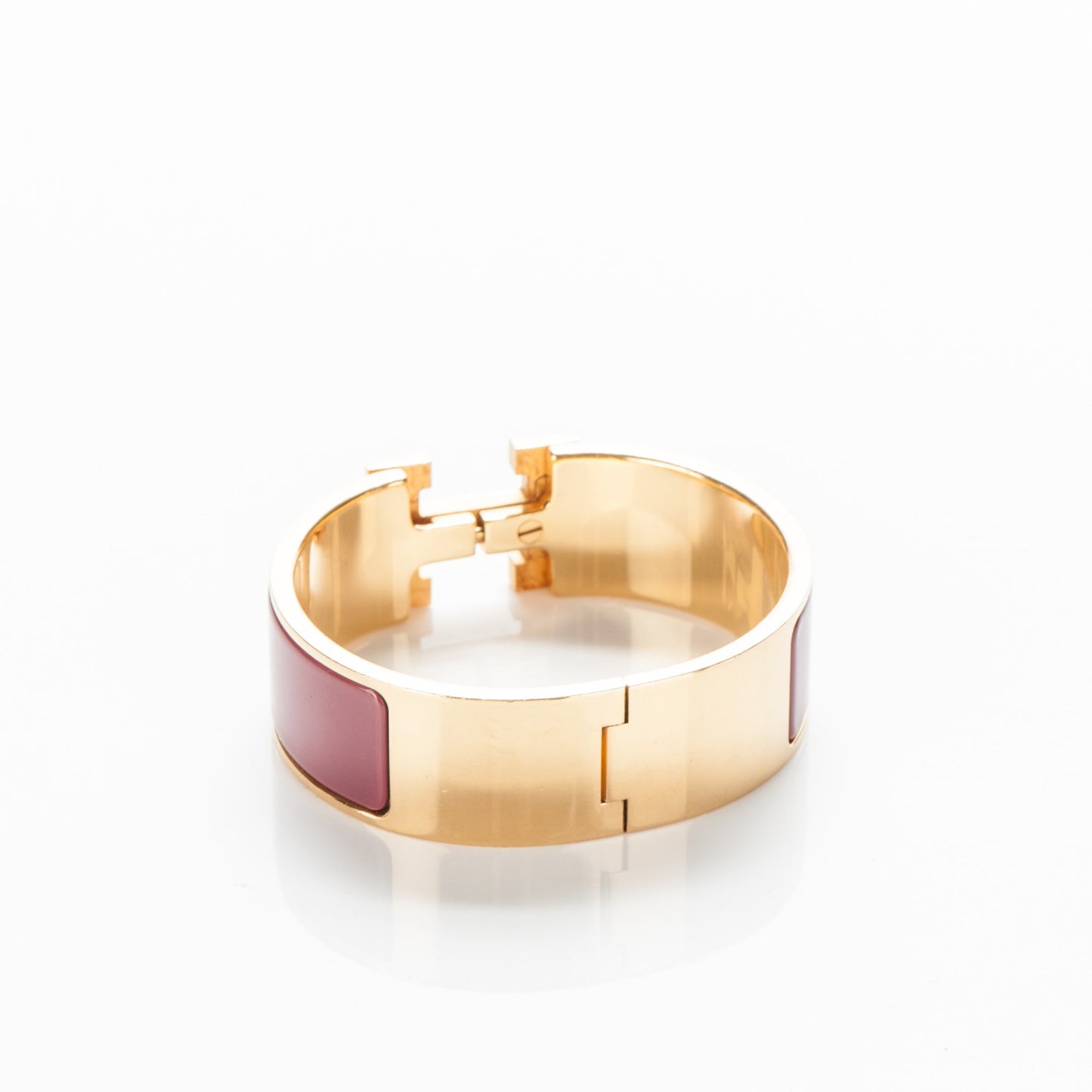 Enamel Wide Clic Clac H Bracelet PM Muscat