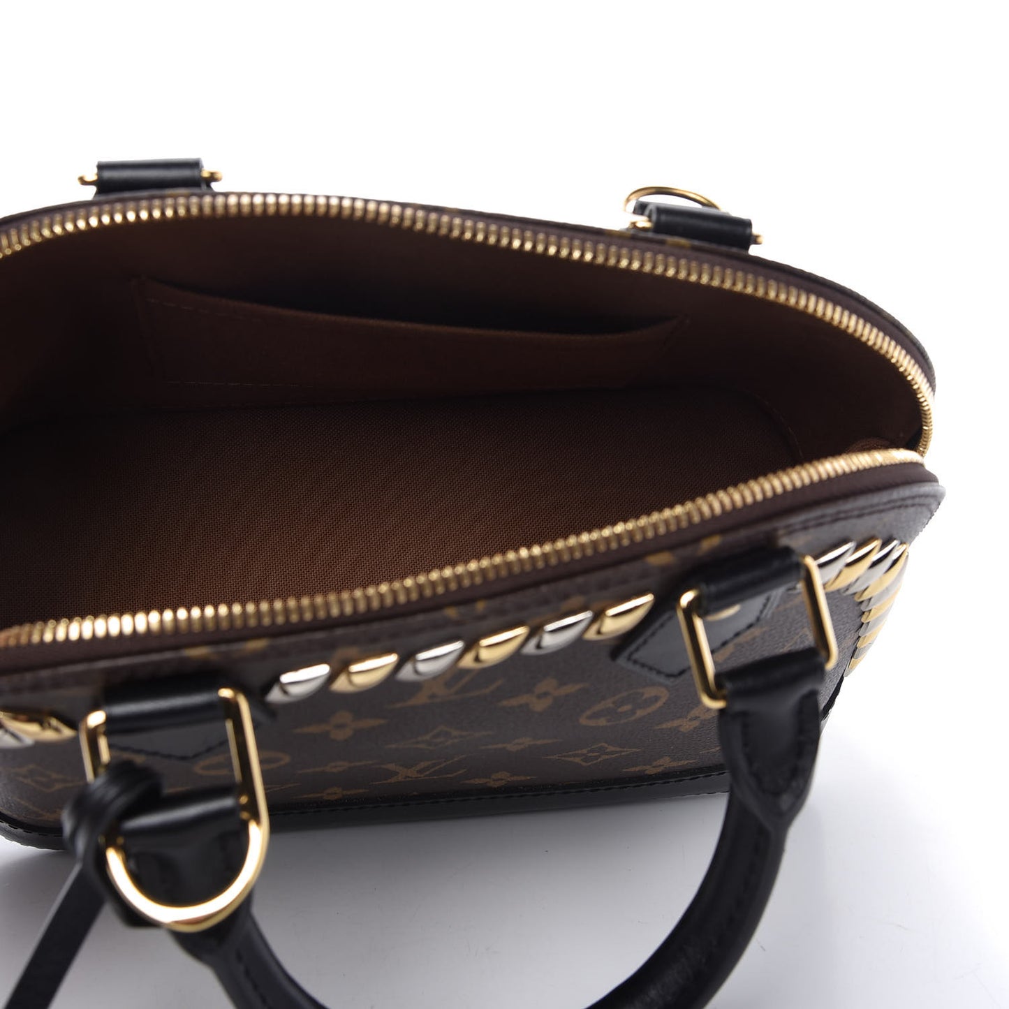 Monogram Macassar Studded Alma BB