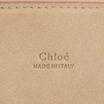 Chloe Calfskin Patchwork Medium Faye Shoulder Bag Caramel 6 of 8