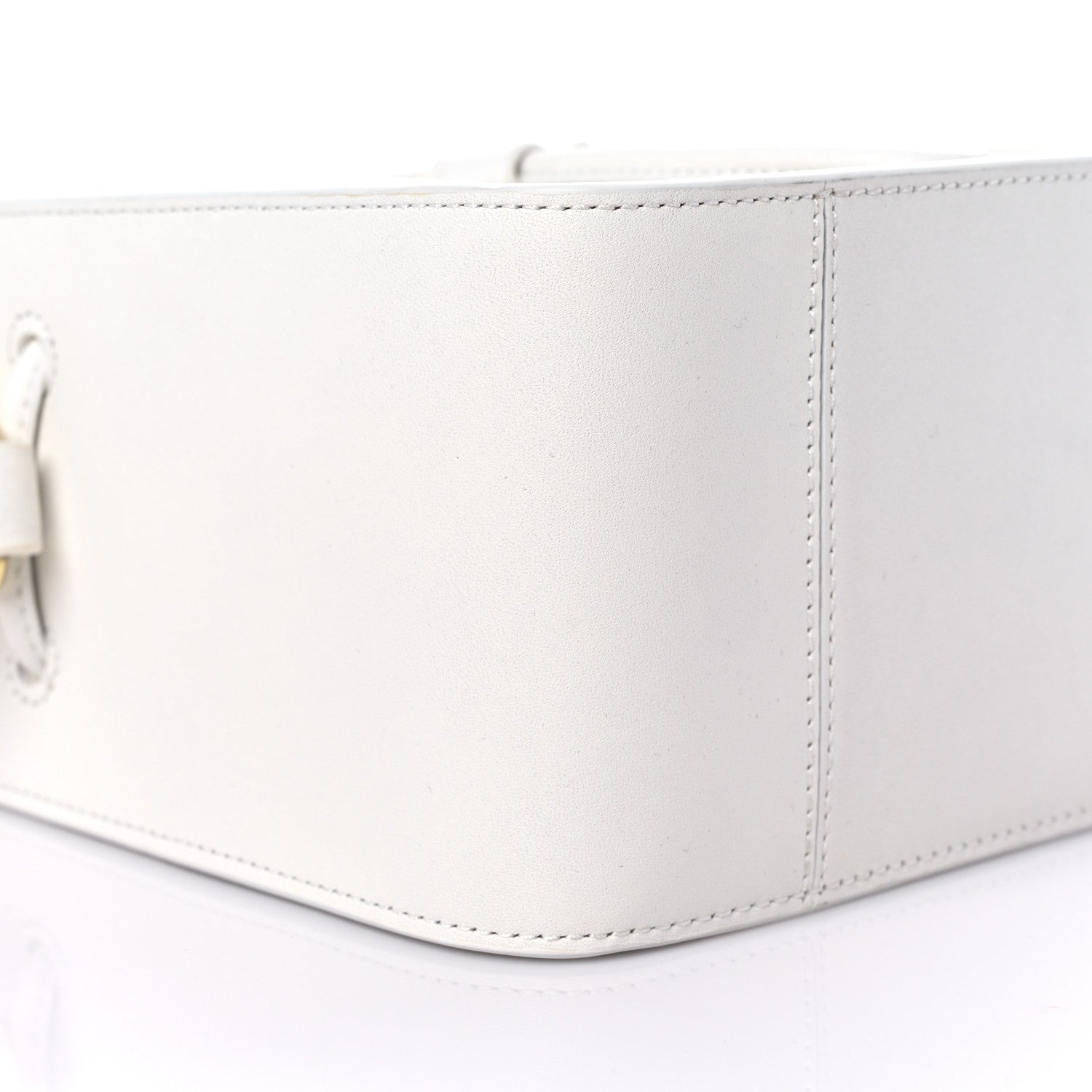 3.1 Phillip Lim Smooth Calfskin Mini Soleil Bucket Bag White 7 of 8