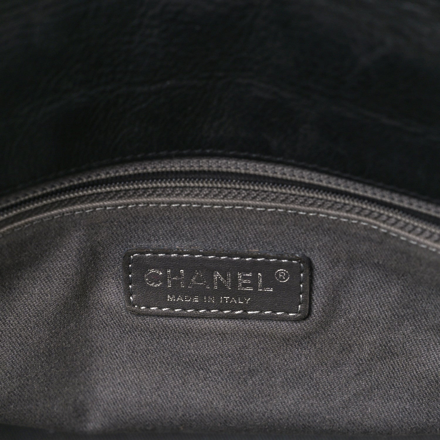 Chanel Iridescent Calfskin Glint Accordion Flap Black 7 of 12