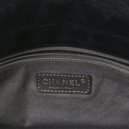 Chanel Iridescent Calfskin Glint Accordion Flap Black 7 of 12