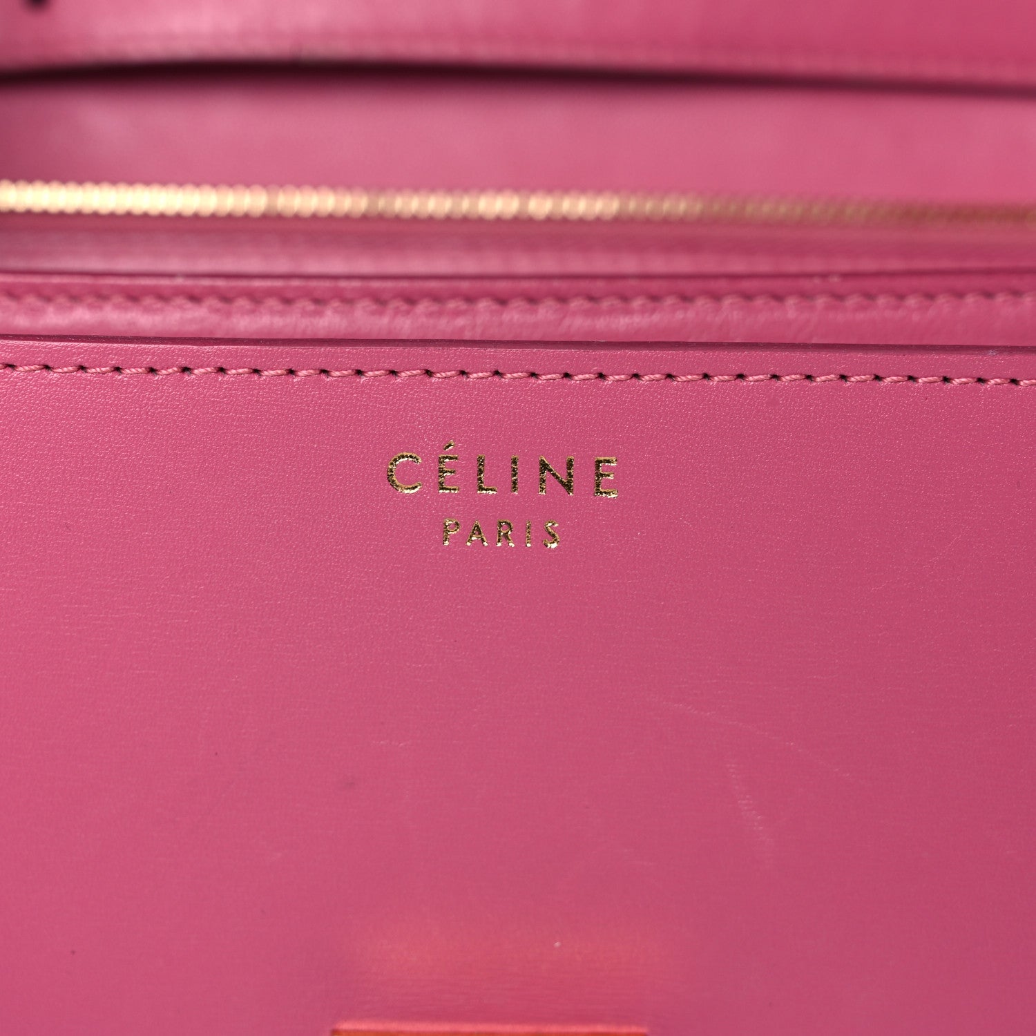 Celine Smooth Calfskin Medium Classic Box Flap Bag Pink 6 of 42