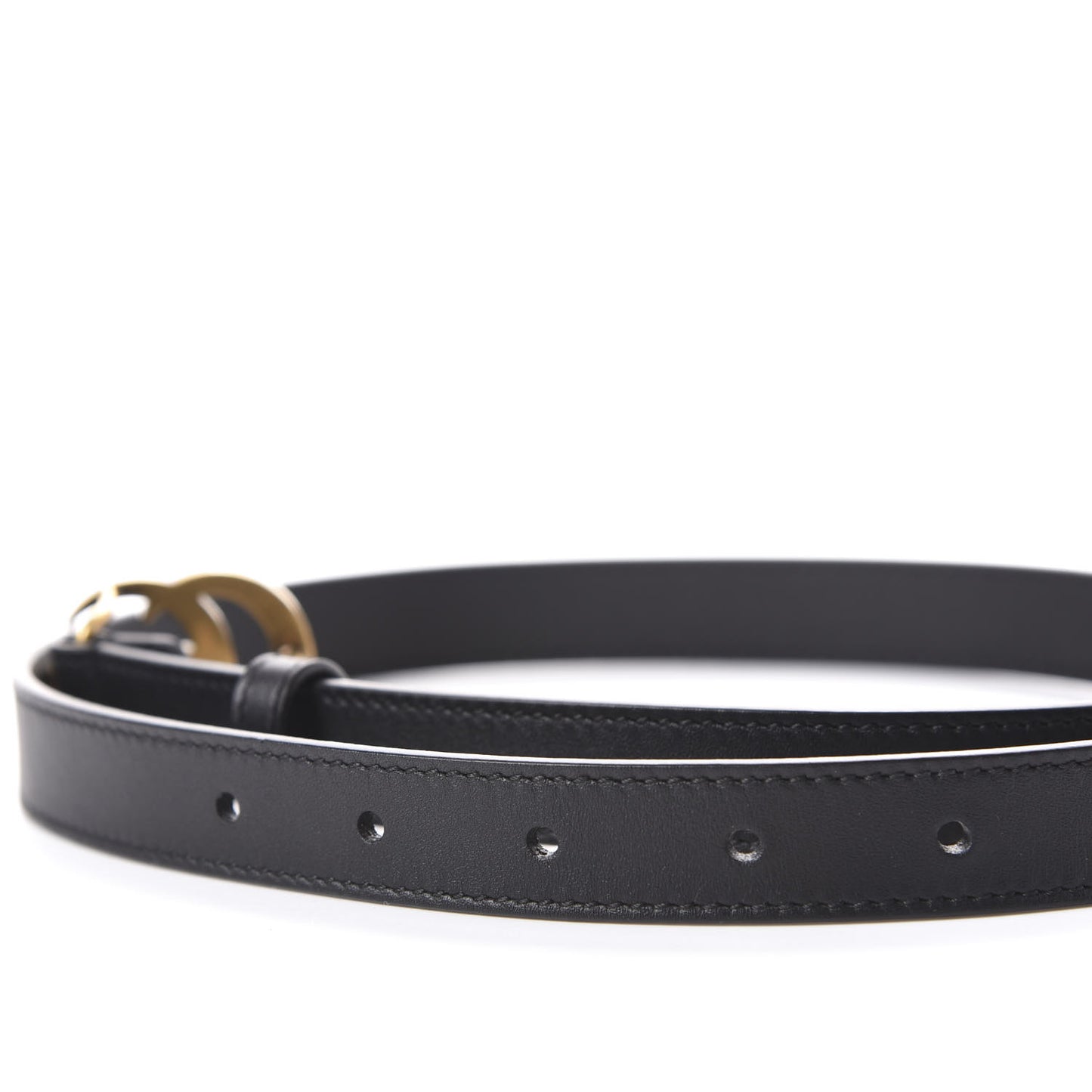 Calfskin Double G 20mm Belt 70 28 Black