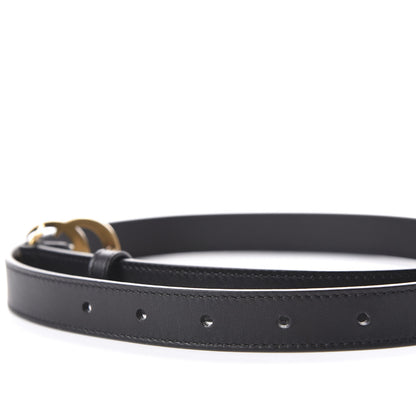 Gucci Calfskin Double G 20mm Belt 70 28 Black 5 of 5