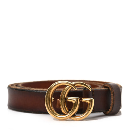 Gucci Faded Calfskin Double G 20mm Belt 75 30 Cuir 1 of 4
