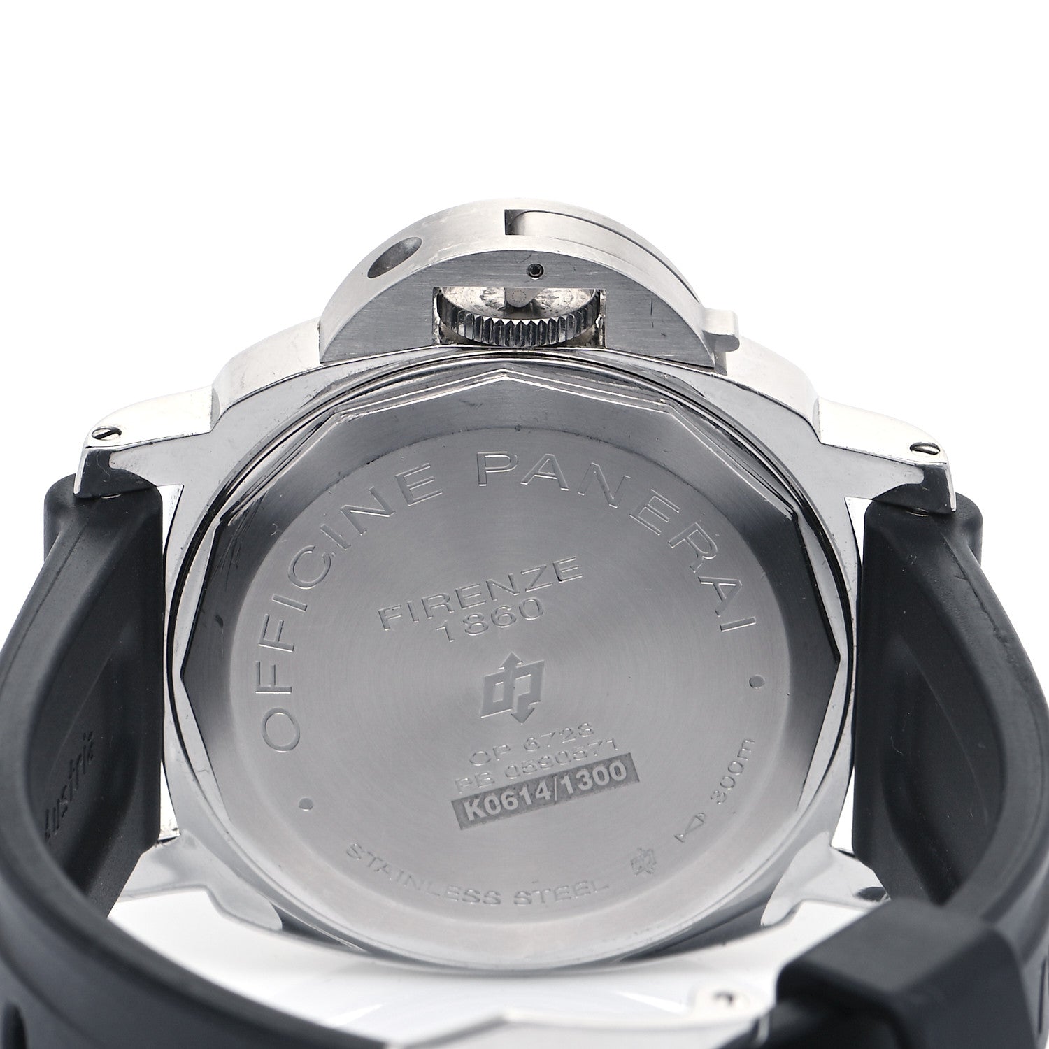 Panerai Stainless Steel Rubber 44mm Luminor Base Logo Manual Winding Watch Black PAM00773 4 of 5