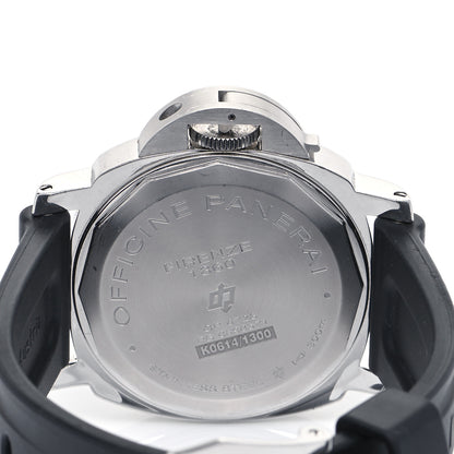 Panerai Stainless Steel Rubber 44mm Luminor Base Logo Manual Winding Watch Black PAM00773 4 of 5