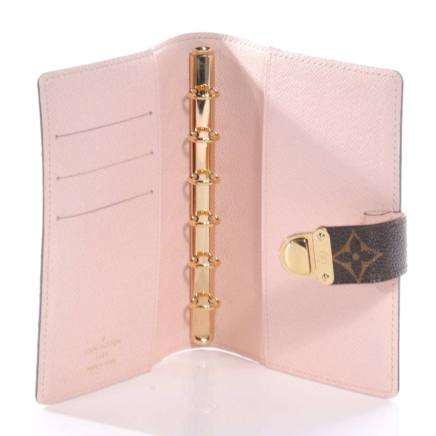 Louis Vuitton Monogram Koala Small Ring Agenda Pink 5 of 7