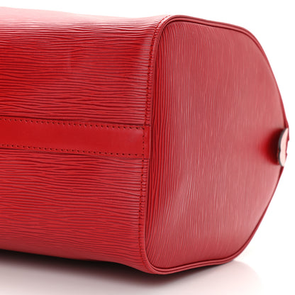 Louis Vuitton Epi Speedy 30 Castillan Red 11 of 14