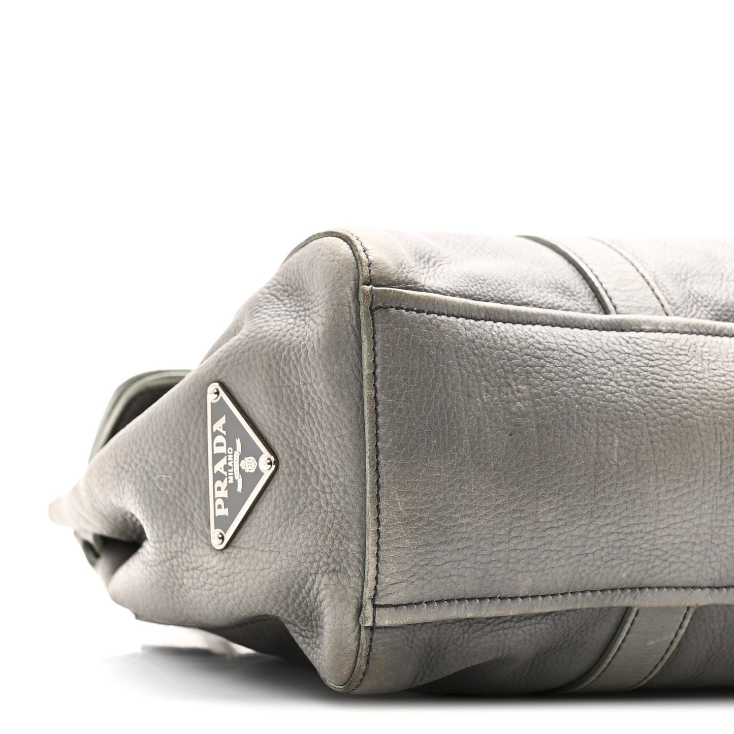 Cervo Antik Easy Foldover Pushlock Satchel Grey