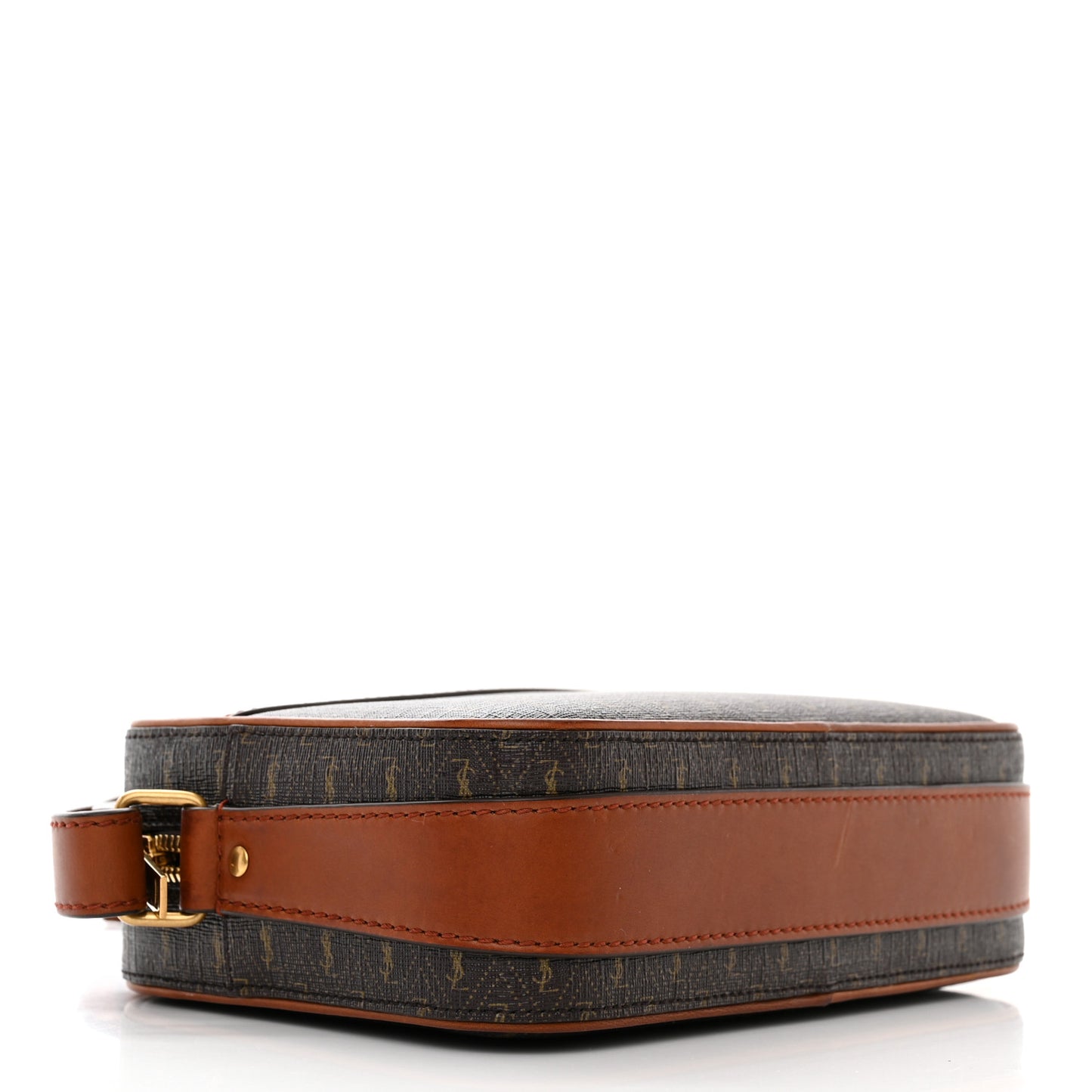 Canvas Smooth Calfskin Le Monogramme Camera Bag Chestnut