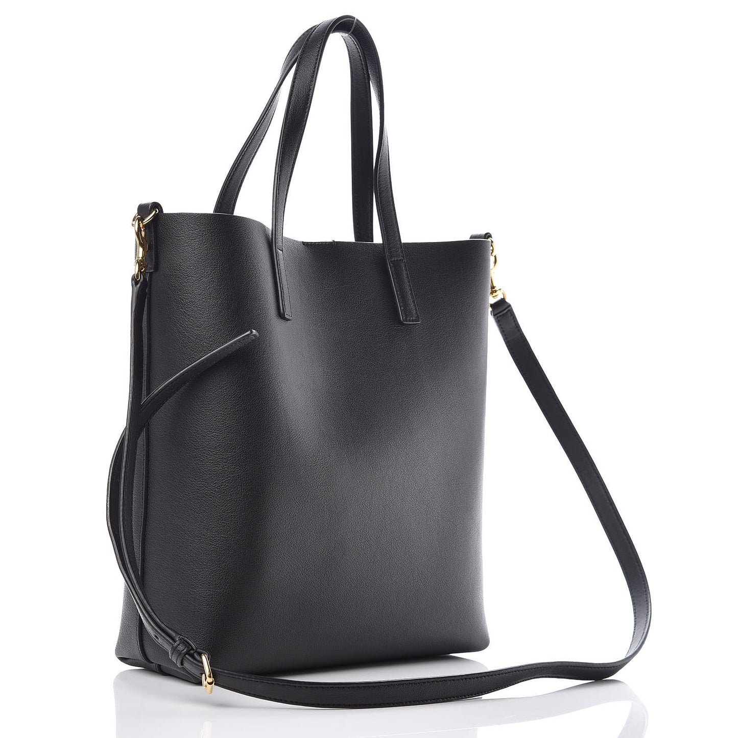 Calfskin Toy Shopping Tote Black