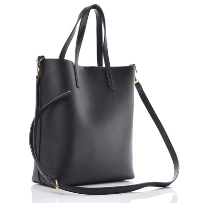 Saint Laurent Calfskin Toy Shopping Tote Black 3 of 9