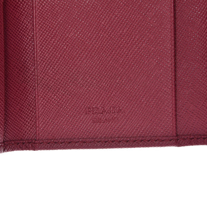 Prada Saffiano Metal 6 Key Holder Ibisco 6 of 7